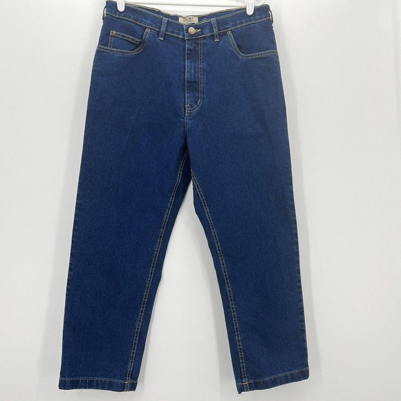 Haband Other - Duke Haband Classic Fit Jeans Men's Size 36 Straight Fit Dark Wash Stretch Denim